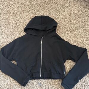 BuffBunny Basic Cropped  Zip-Up Hoodie